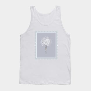 Cute Flower Stamp Tank Top